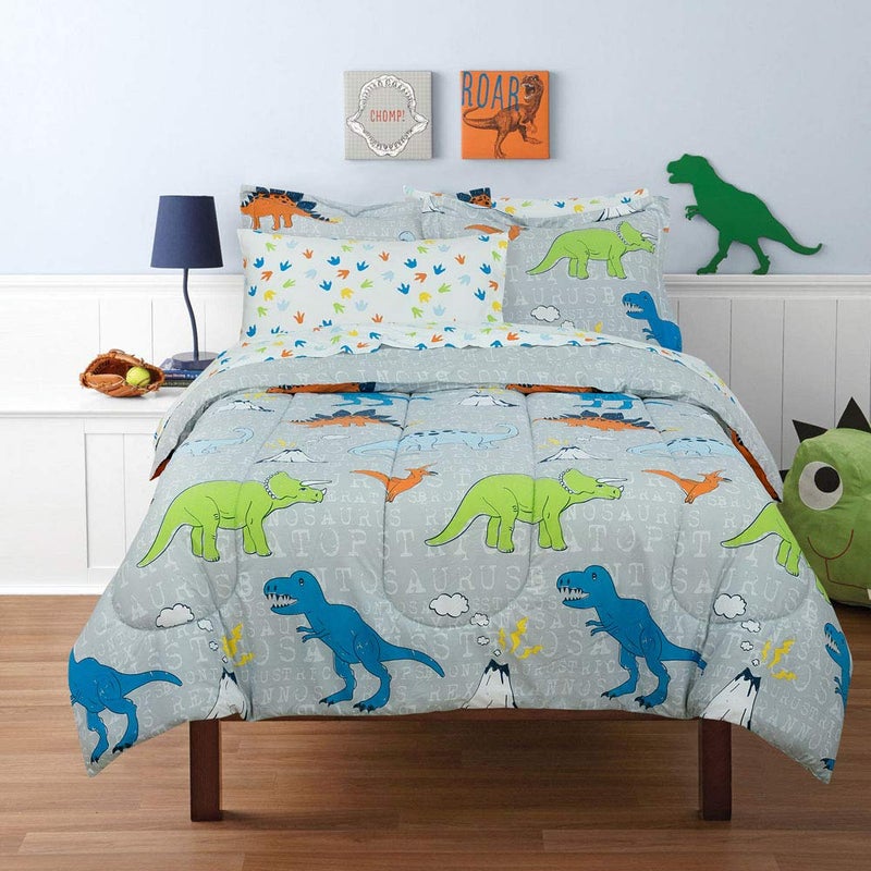 Kidz Mix Dinosaur Walk Bed in a Bag, Full - Image 1